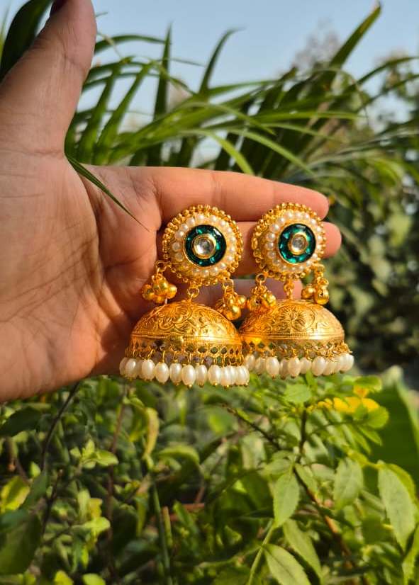 Amrapali Jhumka-Green
