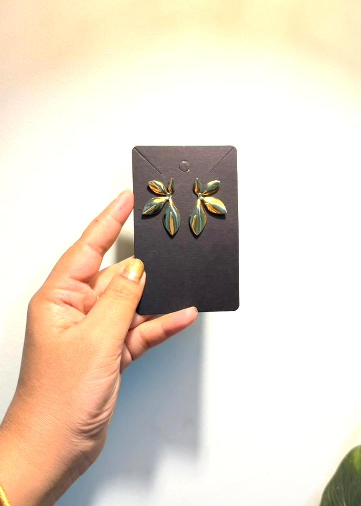 Golden Leaf Earrings