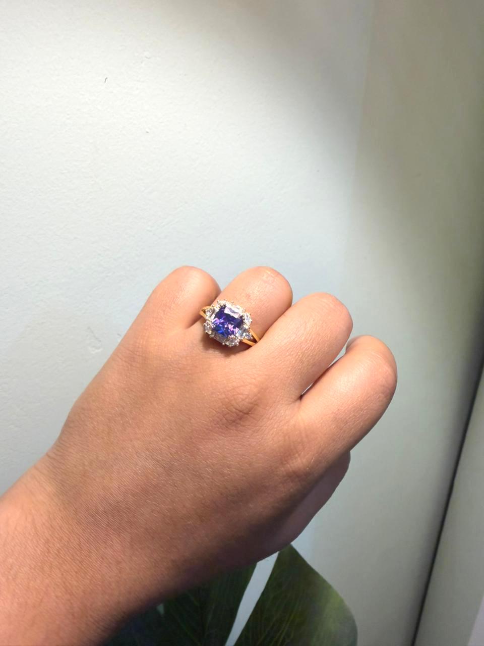 Lady Amethyst Bloom Ring
