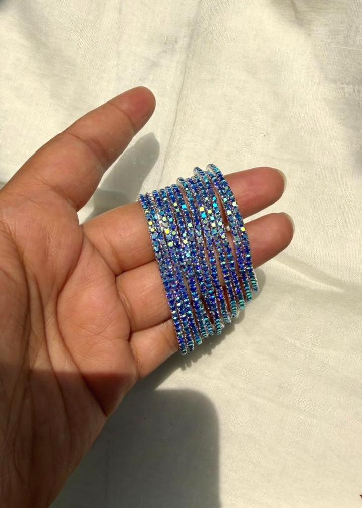Glitter Stack Blue - Single Piece