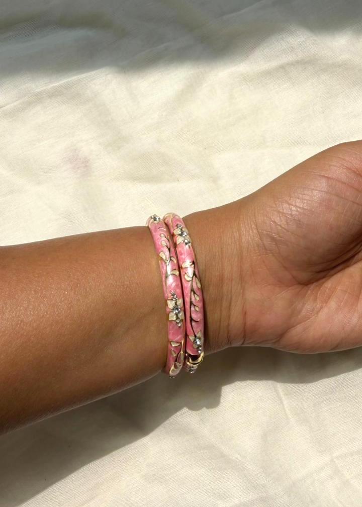 Cherry Bloom Bangle-Single Piece