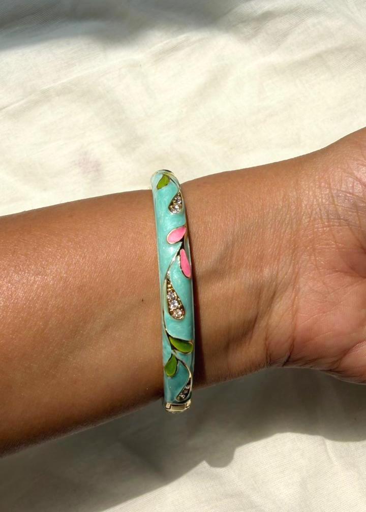 Ethereal Rose Bangle-Single Piece