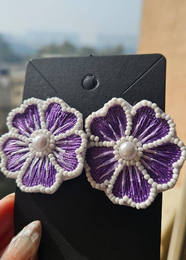 Jasmine Beaded Handmade Earring (Variants)
