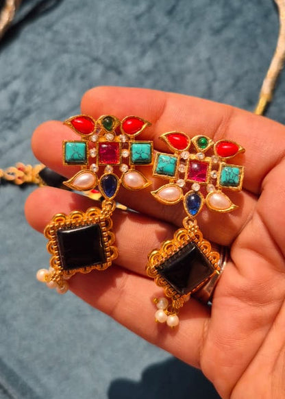 Navratna Raga Choker Set