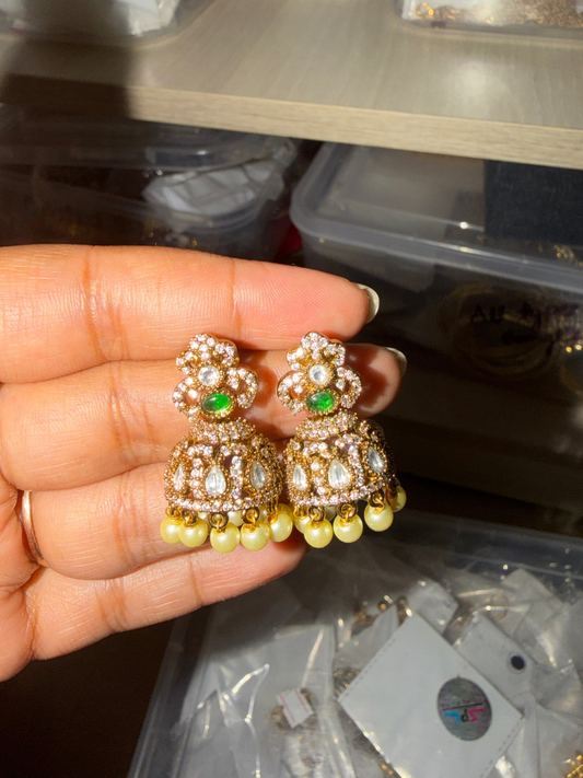 Kamalakshi Temple AD Mini Jhumka