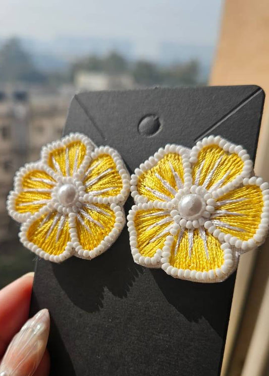 Jasmine Beaded Handmade Earring (Variants)