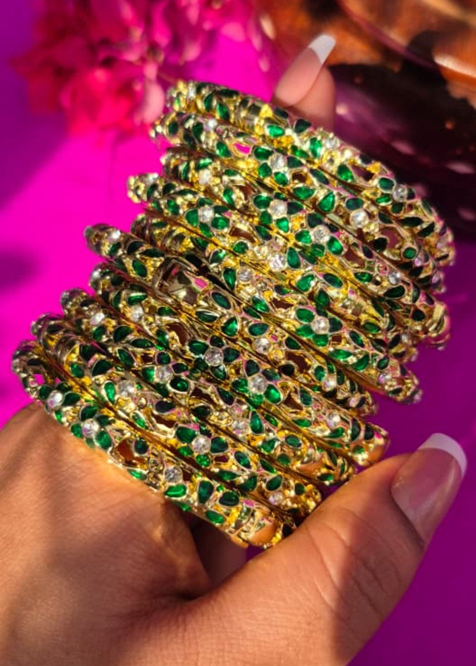 That Viral Cutwork Enamel Bangles- Single Piece (Variants)