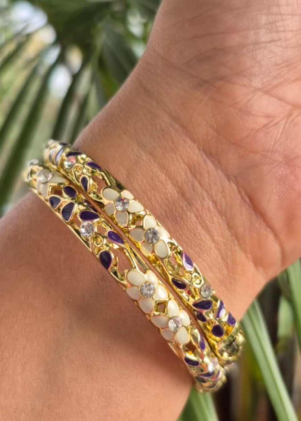That Viral Cutwork Enamel Bangles- Single Piece (Variants)