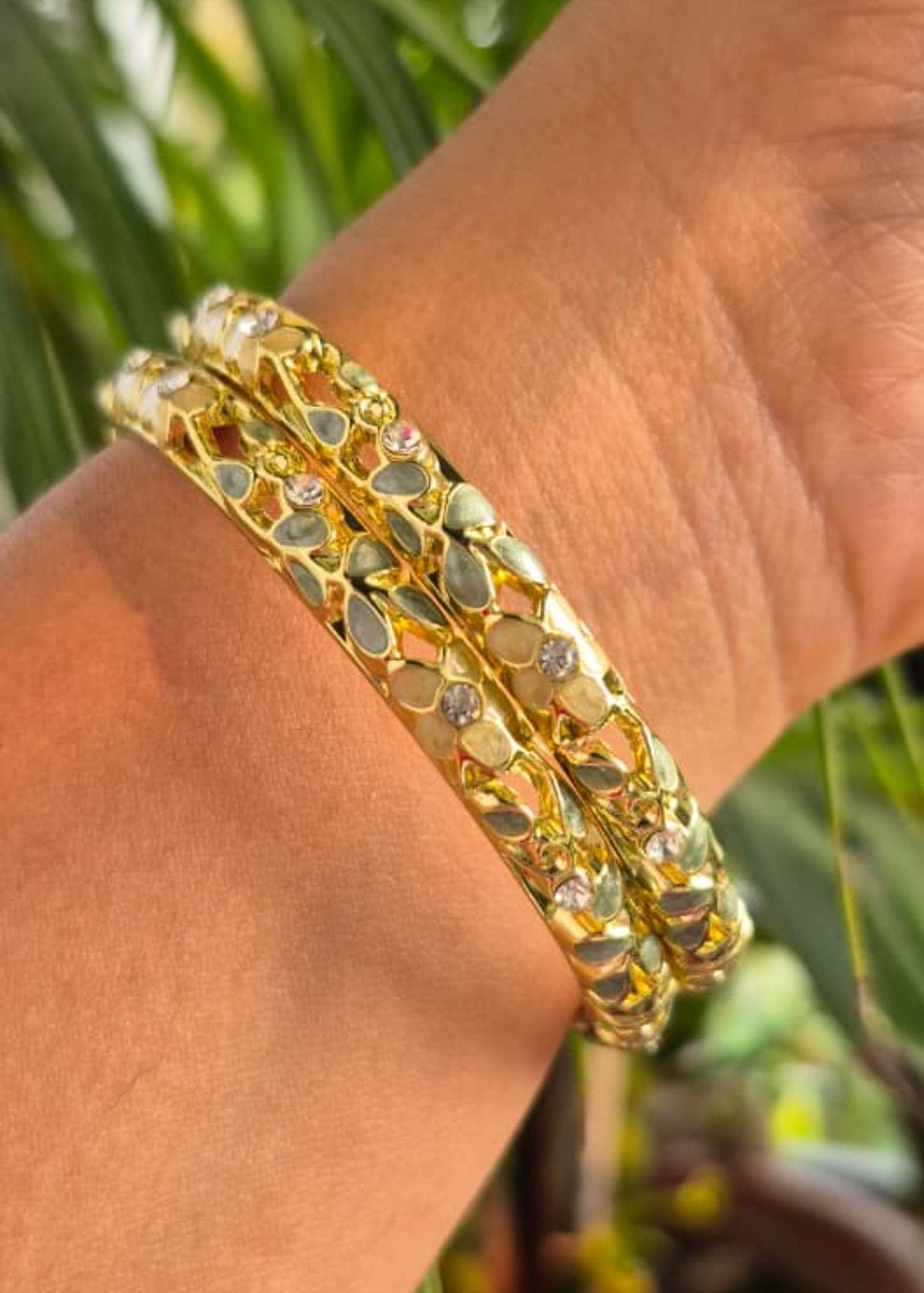 That Viral Cutwork Enamel Bangles- Single Piece (Variants)