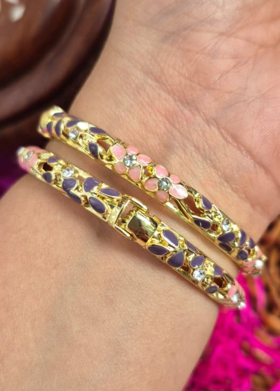 That Viral Cutwork Enamel Bangles- Single Piece (Variants)