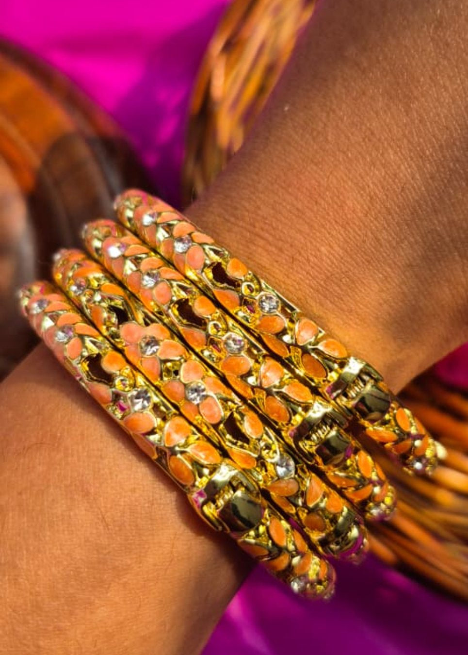 That Viral Cutwork Enamel Bangles- Single Piece (Variants)