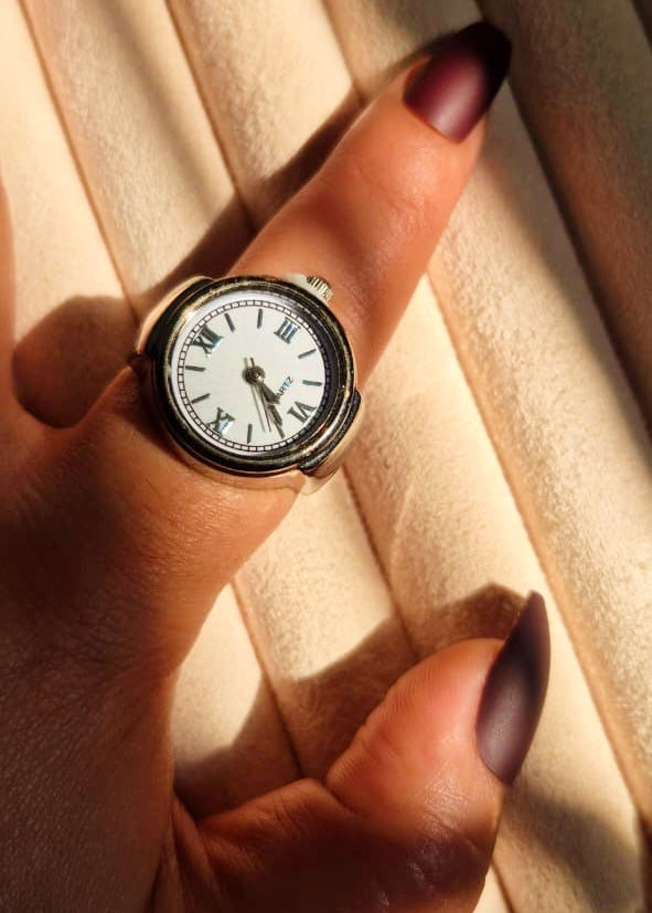 Eternal Dial Watchring- Silver