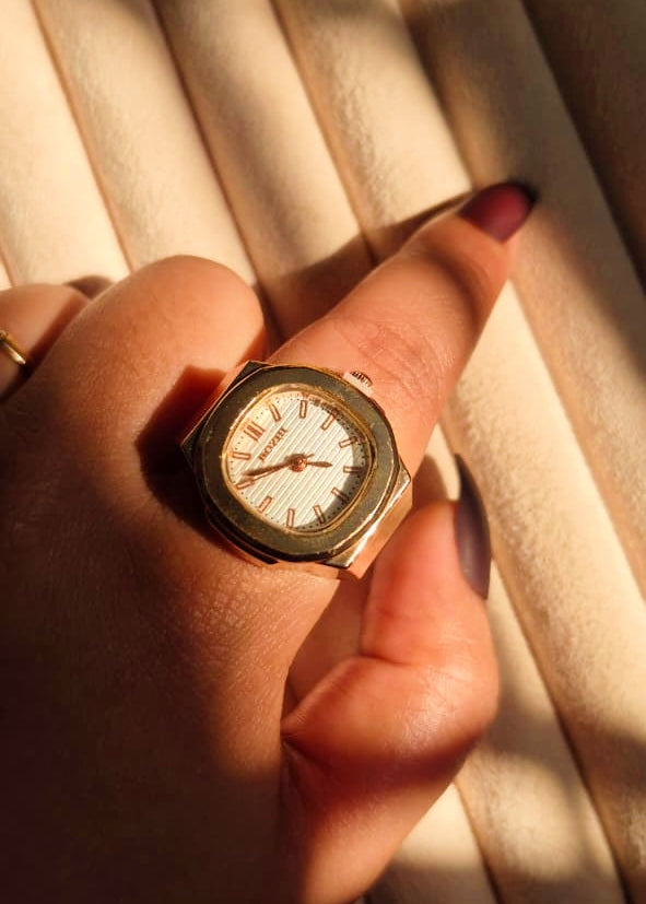 Imperial Era Dial Watchring-RoseGold