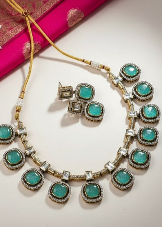 Rajkumari Ruby Set- Green