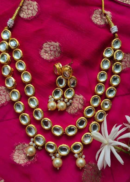 Double Layer Kundan Necklace