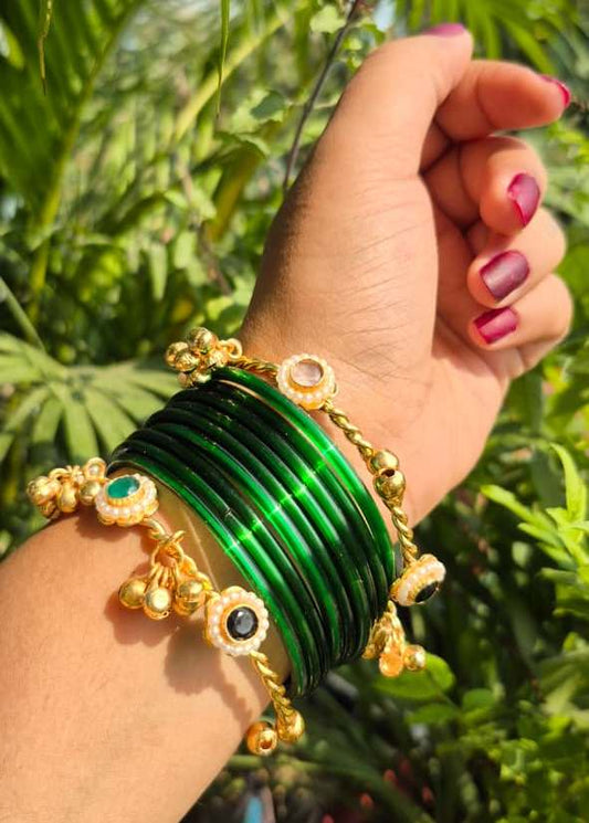 Phool Ghunghroo Bangles (Pair)