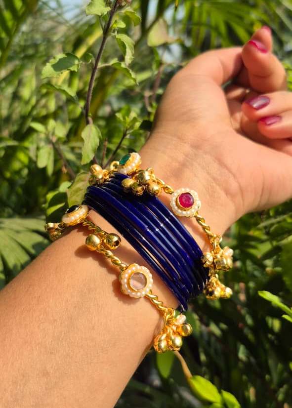 Phool Ghunghroo Bangles (Pair)