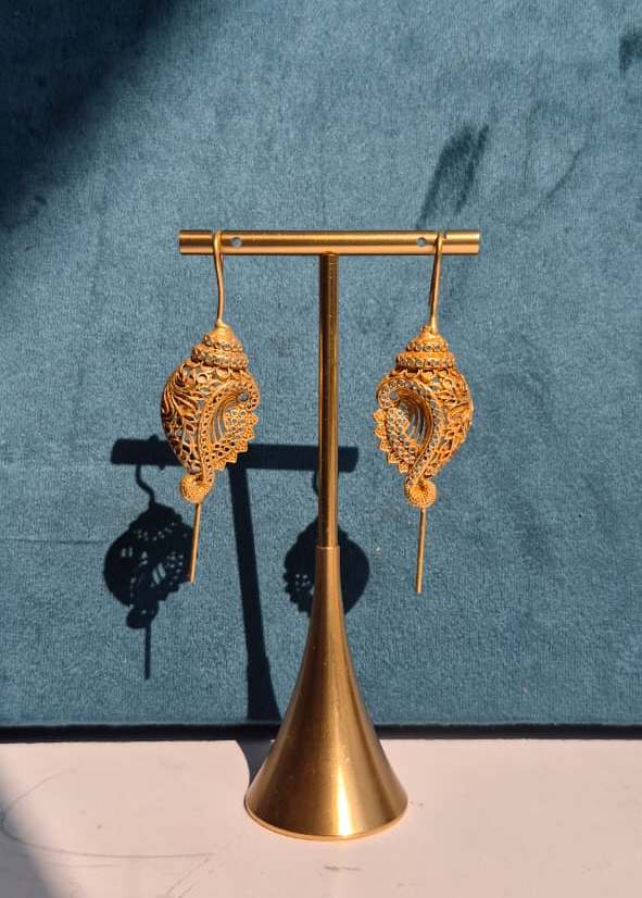 Designer Shankh Bugadi Earrings