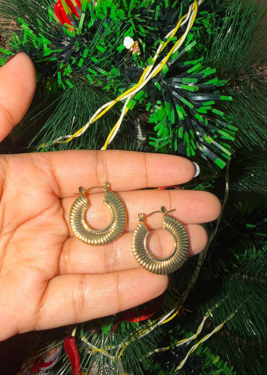 Snail Anti Tarnish Hoops