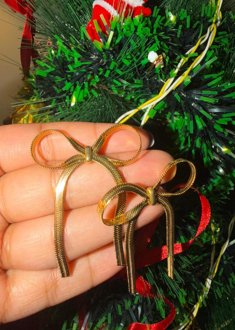 Cute long Bow Anti-Tarnish Earring