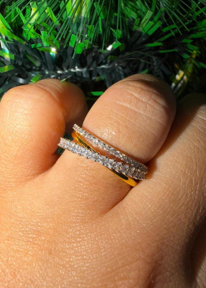 Blush Line Stack Anti Tarnish Ring