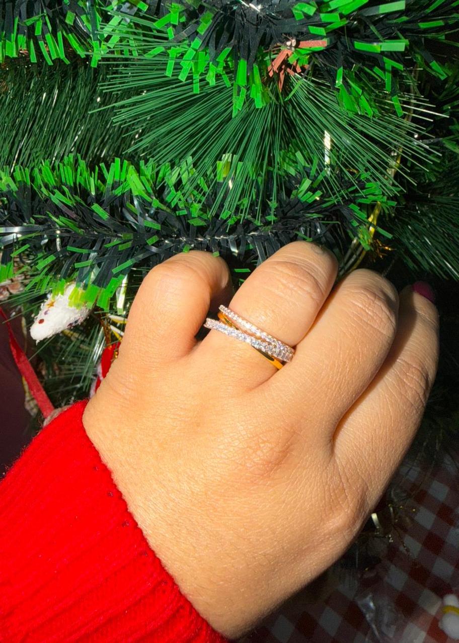 Blush Line Stack Anti Tarnish Ring