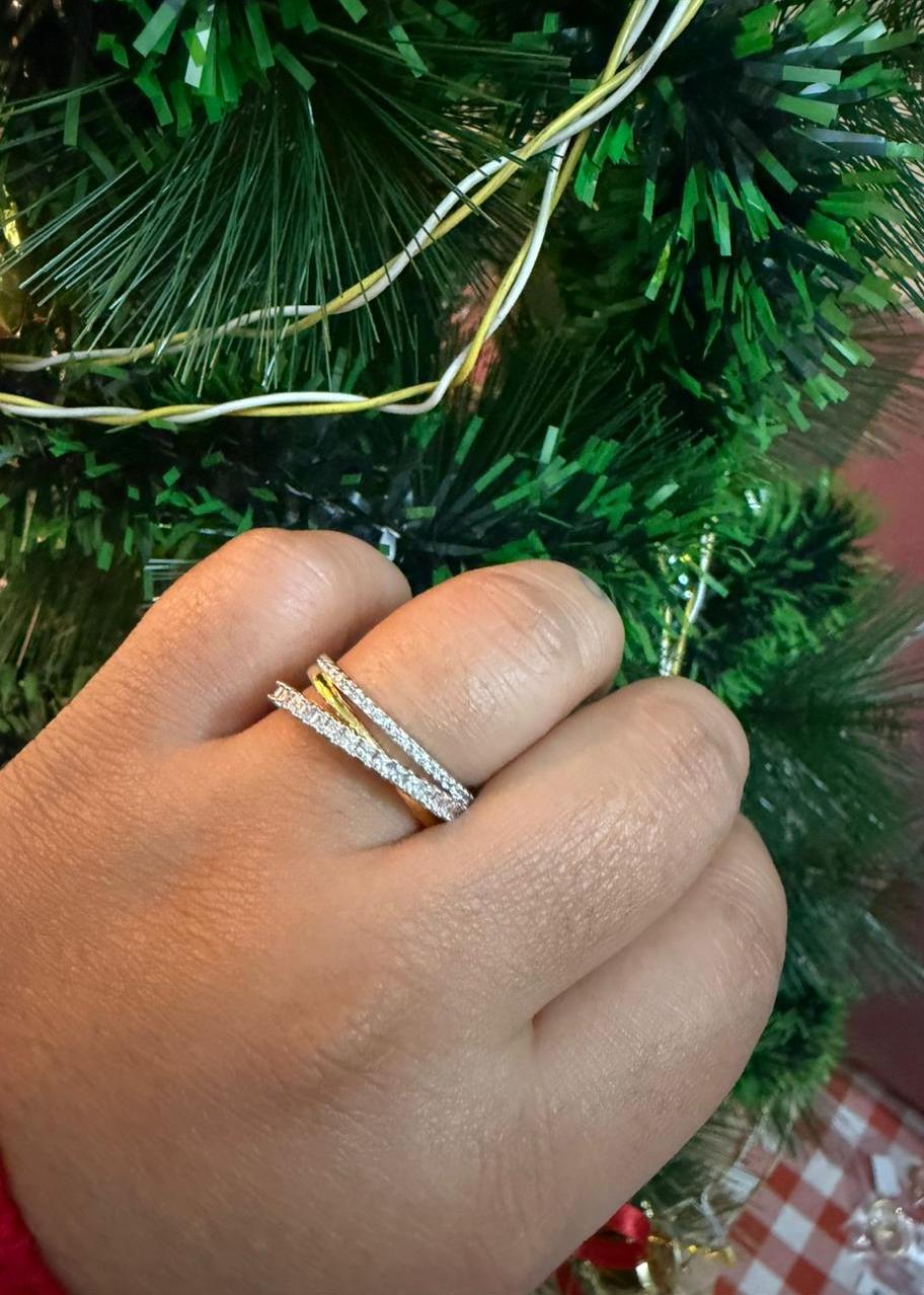 Blush Line Stack Anti Tarnish Ring