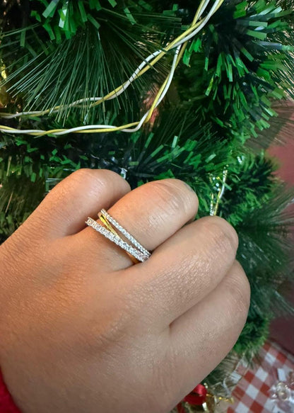 Blush Line Stack Anti Tarnish Ring