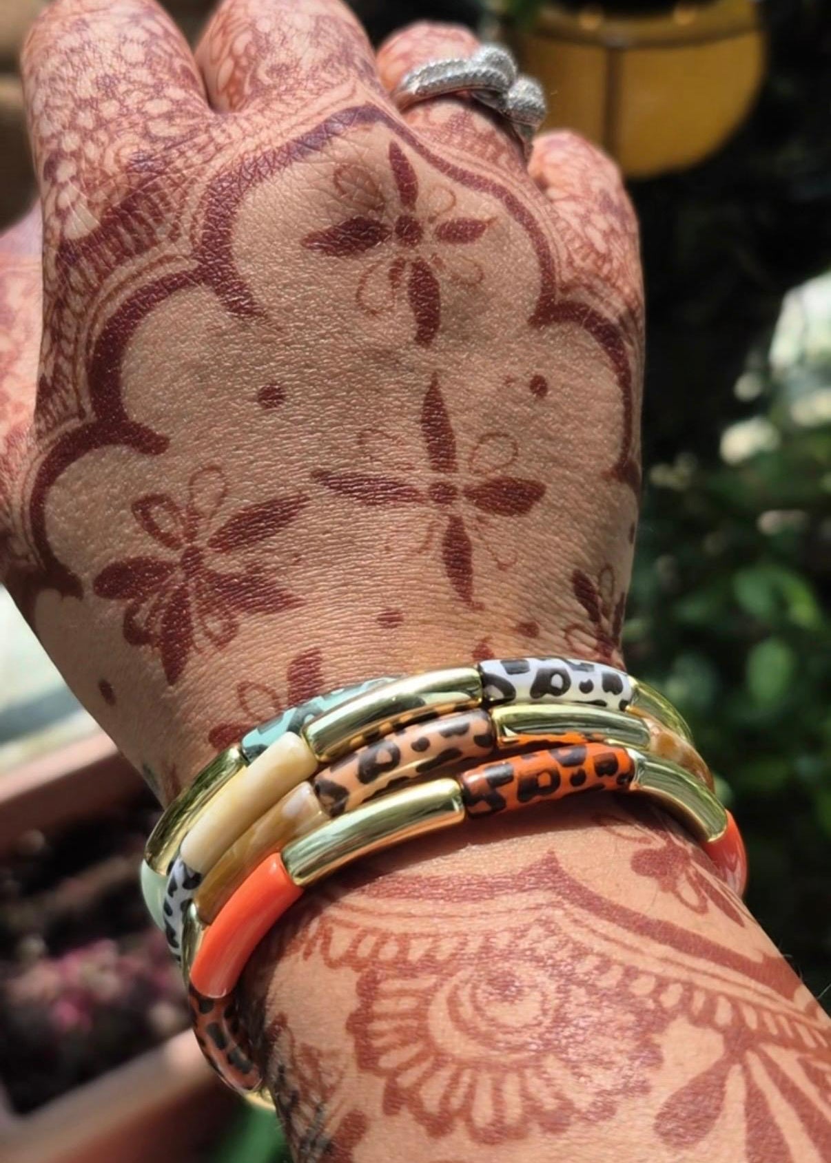 Resin Bracelets - Set of 4