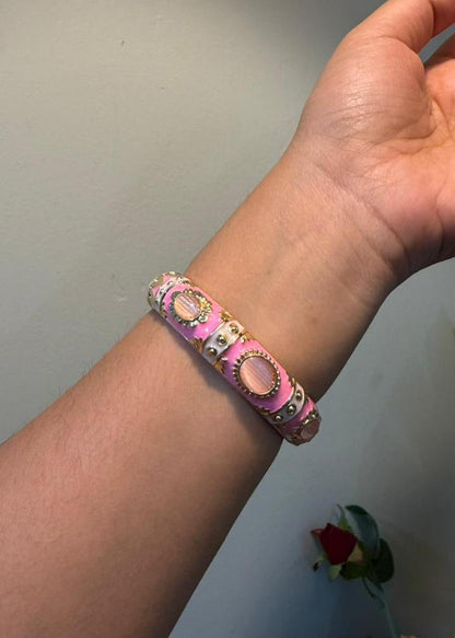 Antique Enamel Bangles- Single Piece