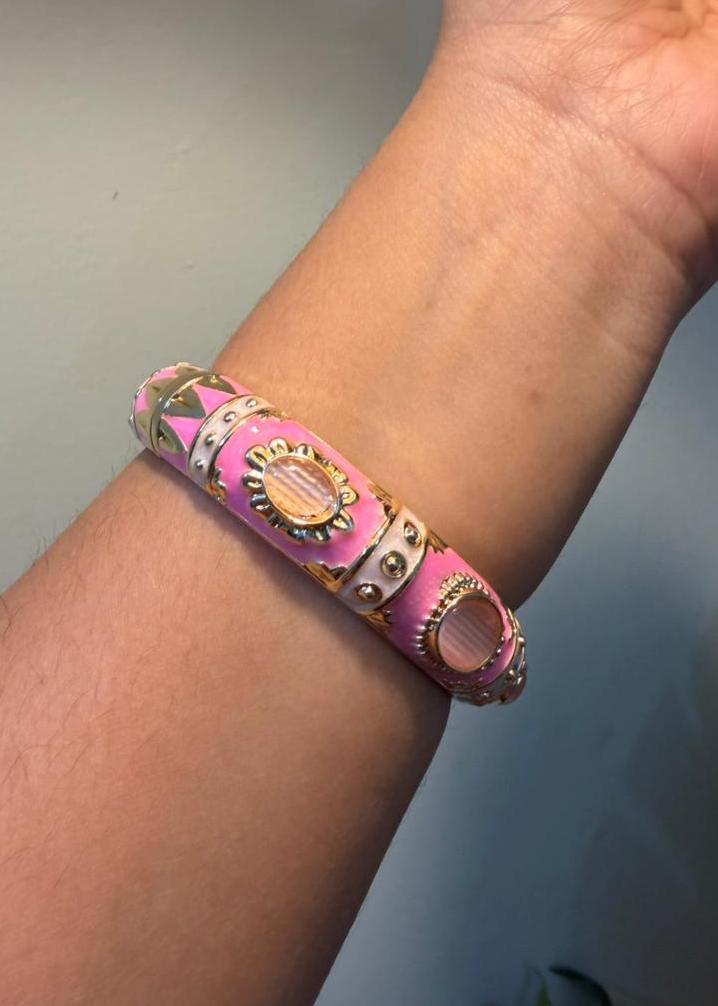 Antique Enamel Bangles- Single Piece