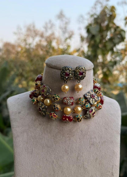 Chandramala - Deep Maroon