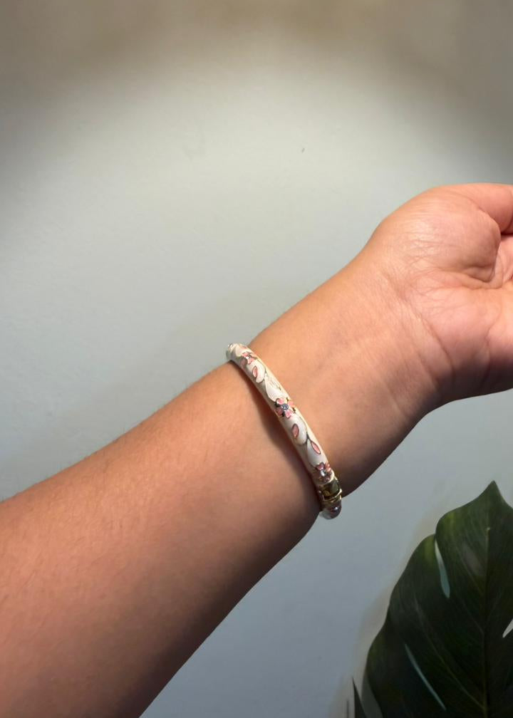 Pink Fleur Bangles - Single Piece