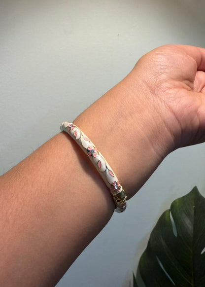 Pink Fleur Bangles - Single Piece