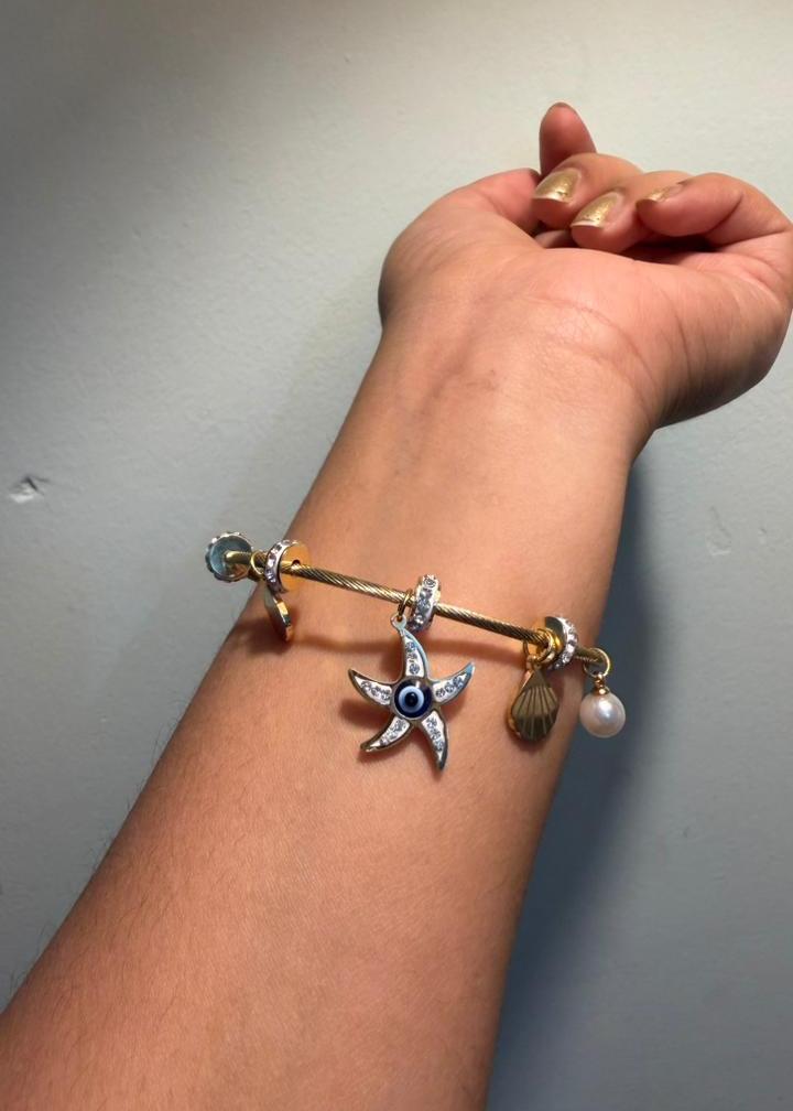 Ivy evil Eye Charms- Bracelet