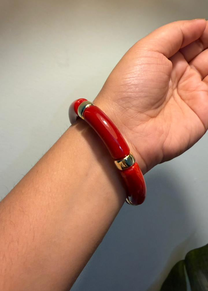 Resin Stackers - Single Piece - Maroon