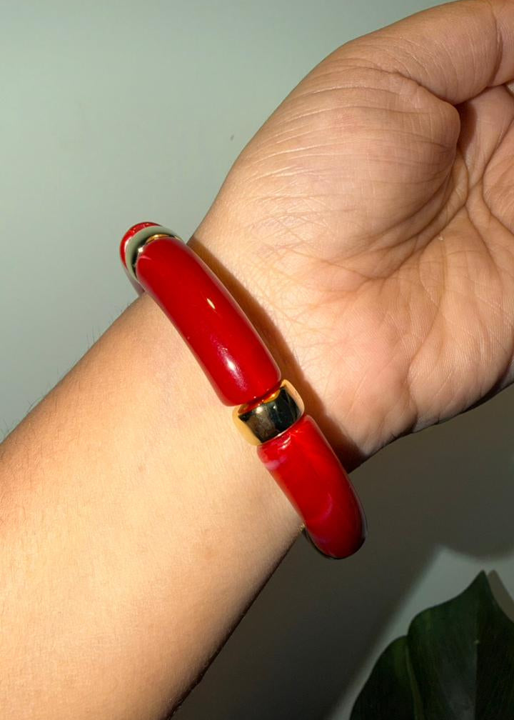 Resin Stackers - Single Piece - Maroon