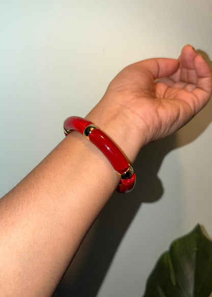 Resin Stackers - Single Piece - Maroon