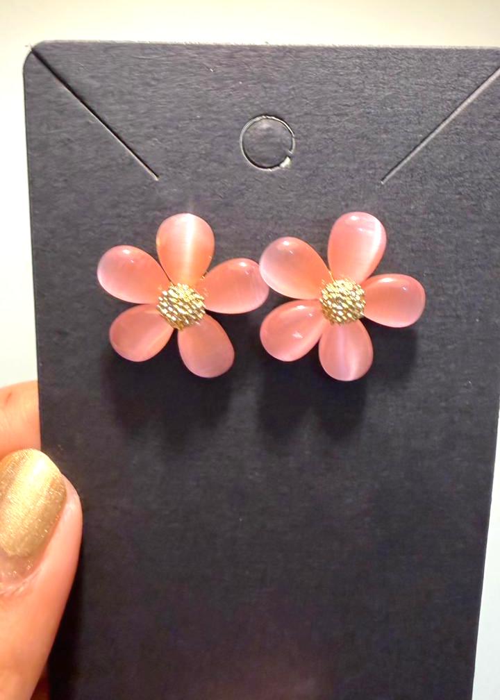 Peony Pink Earrings