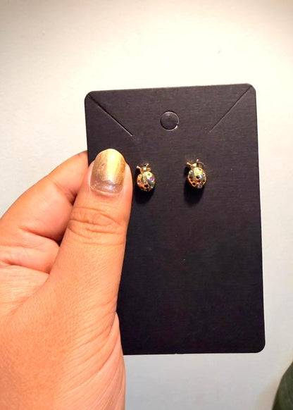 Gold Spider & Buzzy Boo - Combo Earrings (Set of 2)