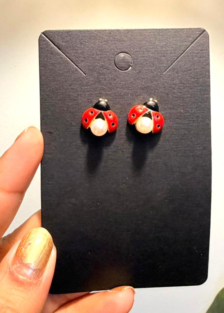 Lady Bop & Doodle Bee - Combo Earrings (Set of 2)
