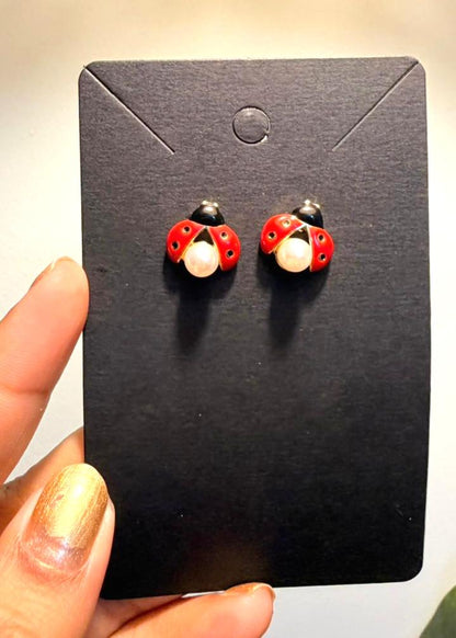 Lady Bop & Doodle Bee - Combo Earrings (Set of 2)