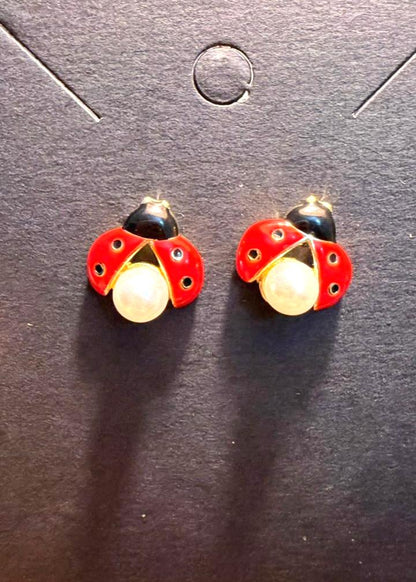 Lady Bop & Doodle Bee - Combo Earrings (Set of 2)