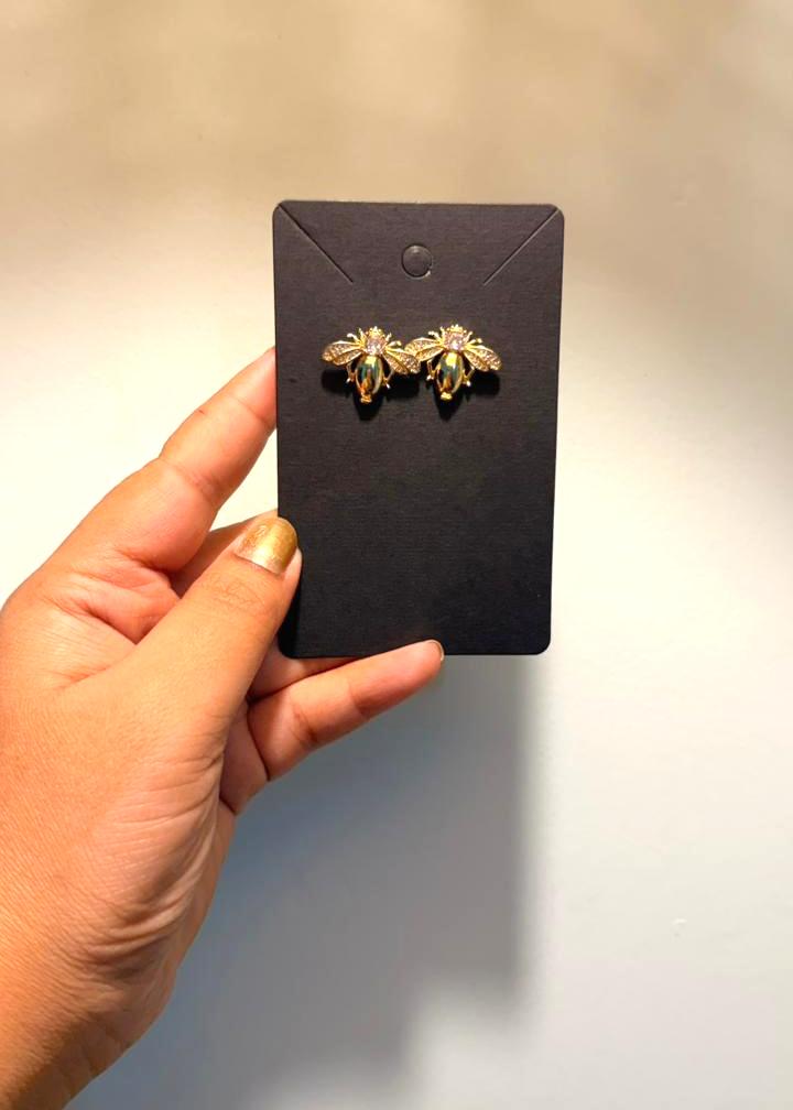 Lady Bop & Doodle Bee - Combo Earrings (Set of 2)