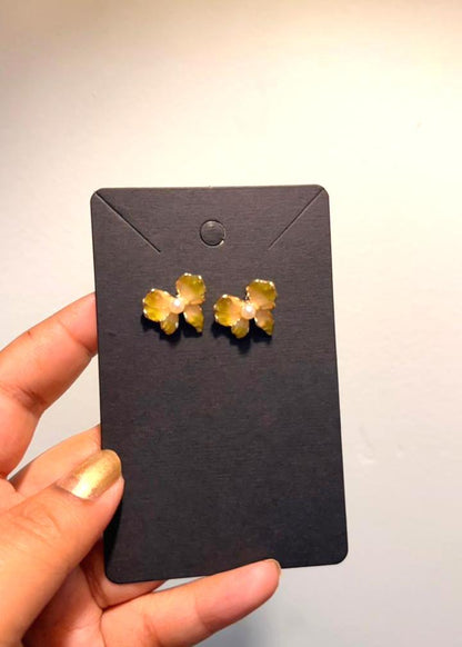 Yellow Fly Earrings