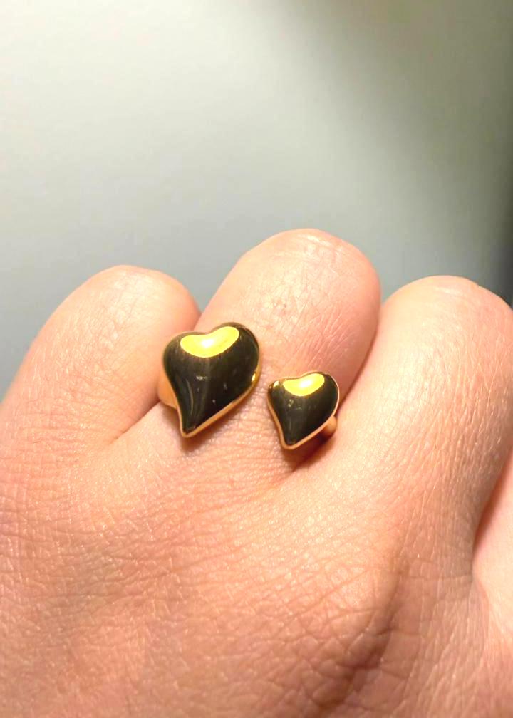 Double Heart Ring