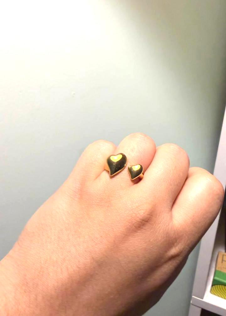 Double Heart Ring