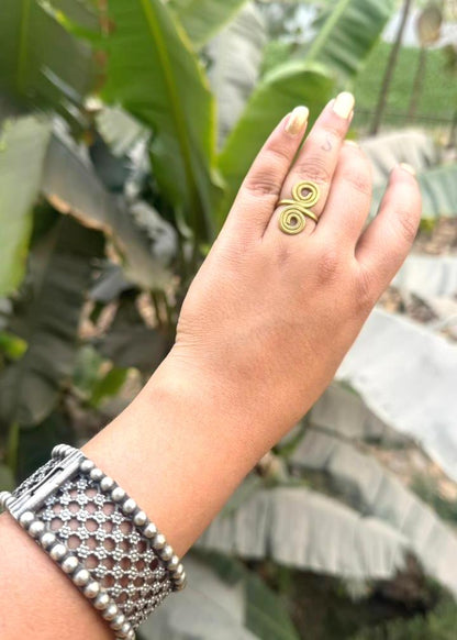 Rustic Dokra Ring