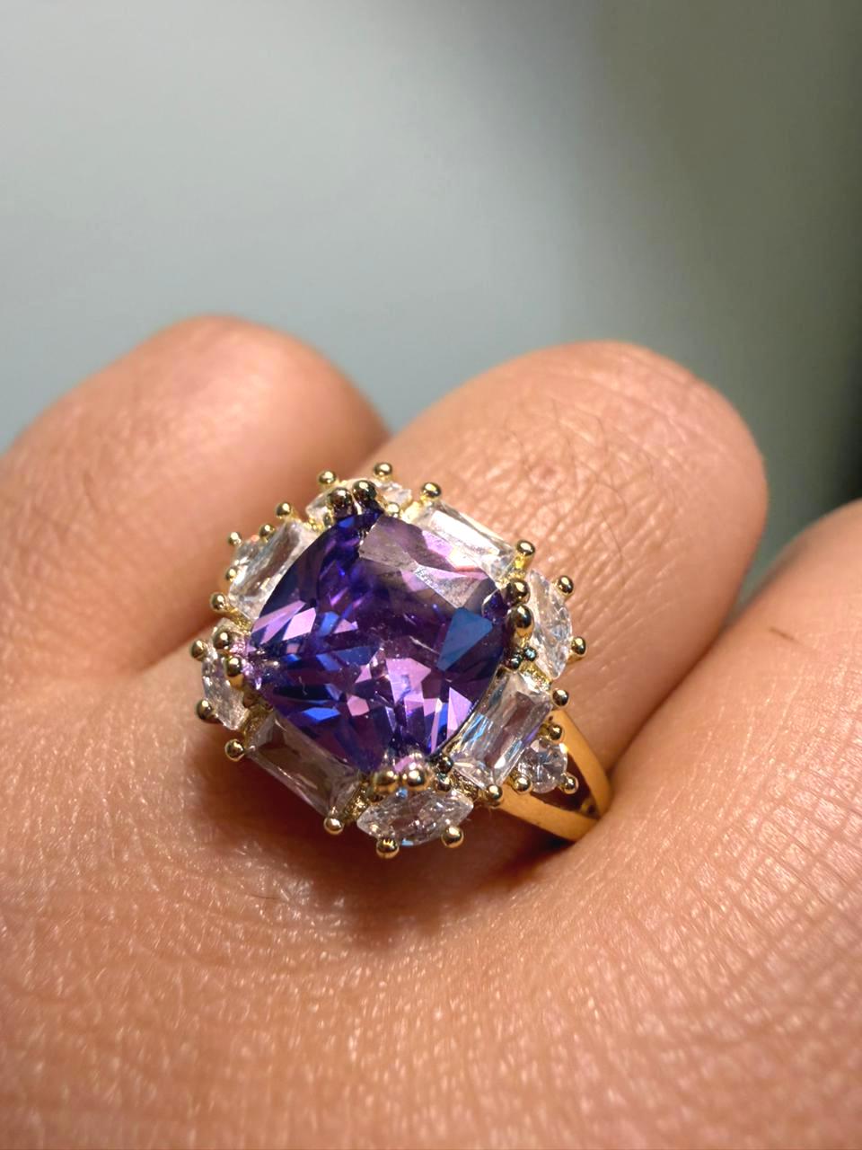 Lady Amethyst Bloom Ring