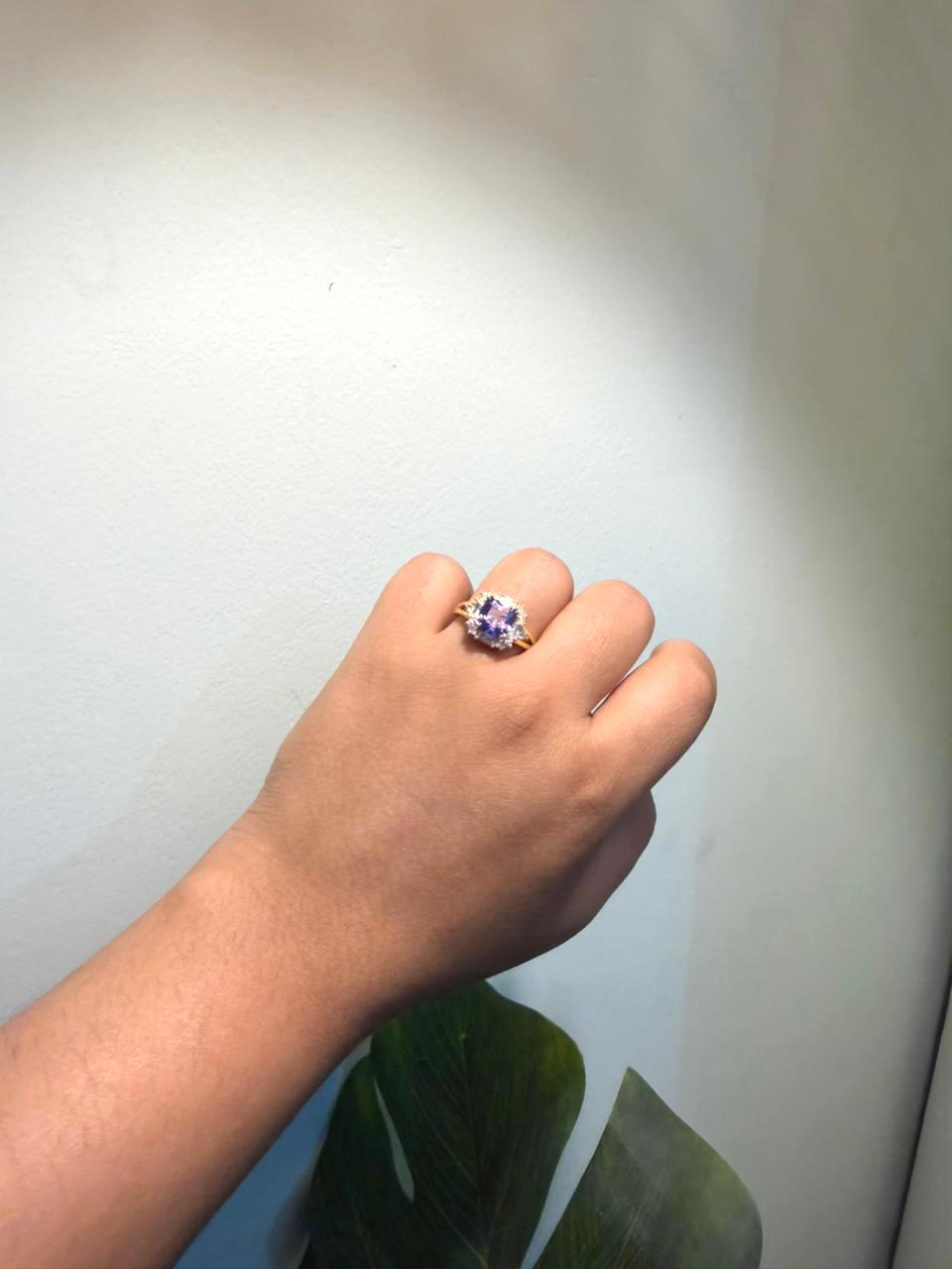 Lady Amethyst Bloom Ring
